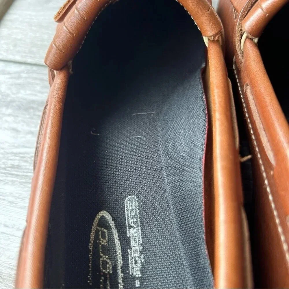 Johnston & Murphy Tassel Brown Leather Loafer